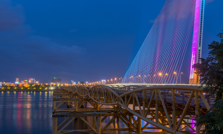 First bridge in Danang (Cau Nguyen Van Troi) Jul 2016.の写真素材