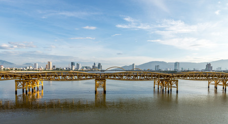 First bridge in Danang (Cau Nguyen Van Troi) Jul 2016.の写真素材