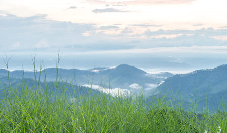 Natural Mountain Huai Nam Khun Village Chiang Rai, Thailand Sep 2016の写真素材