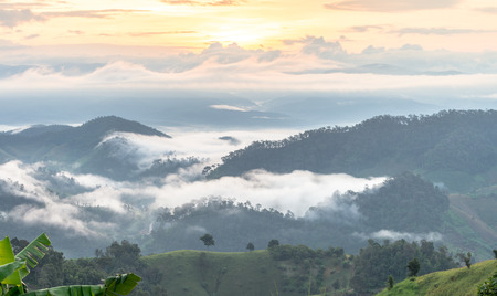 Natural Mountain Huai Nam Khun Village Chiang Rai, Thailand Sep 2016の写真素材