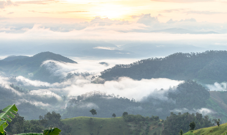 Natural Mountain Huai Nam Khun Village Chiang Rai, Thailand Sep 2016の写真素材