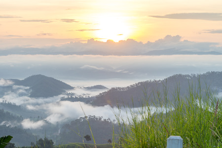 Natural Mountain Huai Nam Khun Village Chiang Rai, Thailand Sep 2016の写真素材