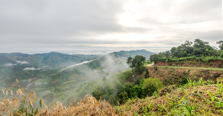 Natural Mountain Huai Nam Khun Village Chiang Rai, Thailand Sep 2016の写真素材