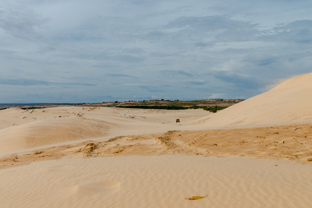 Sand dunes, Mui Ne South Vietnamの写真素材