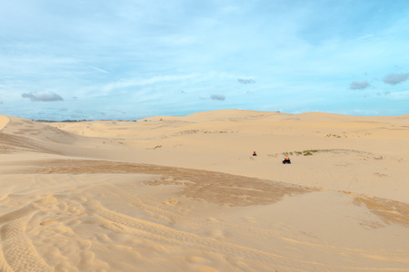Sand dunes, Mui Ne South Vietnam Dec 2016の写真素材