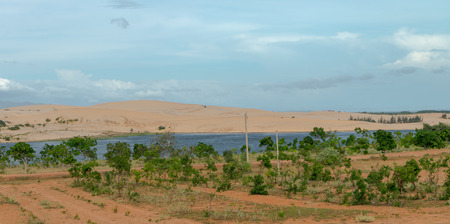 Sand dunes, Mui Ne South Vietnam Dec 2016の写真素材