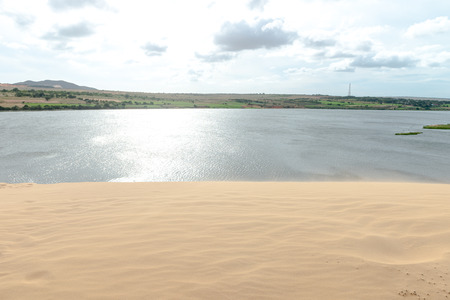 Sand dunes, Mui Ne South Vietnam Dec 2016の写真素材
