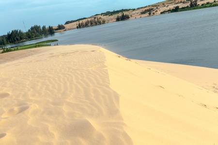 Sand dunes, Mui Ne South Vietnamの写真素材