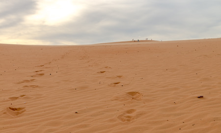 Sand dunes, Mui Ne South Vietnam Dec 2016の写真素材