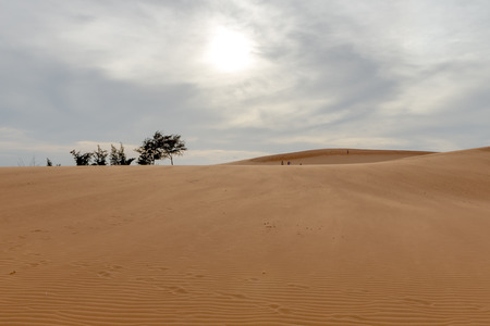 Sand dunes, Mui Ne South Vietnam Dec 2016の写真素材
