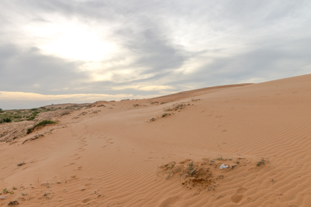 Sand dunes, Mui Ne South Vietnam Dec 2016の写真素材