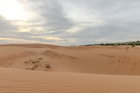 Sand dunes, Mui Ne South Vietnam Dec 2016の写真素材