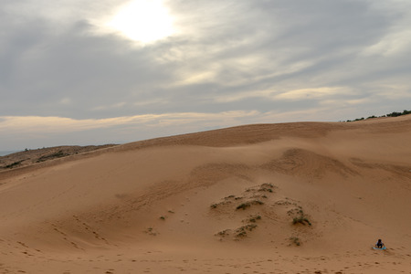 Sand dunes, Mui Ne South Vietnam Dec 2016の写真素材