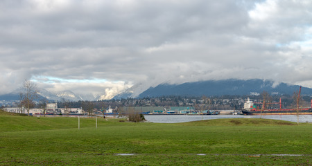 Canada Place during clear sky, Vancouver Jan 2107のeditorial素材