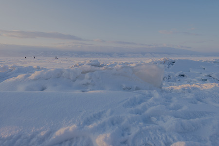 The Ice of Lake Baikal, Russia Mar 2018