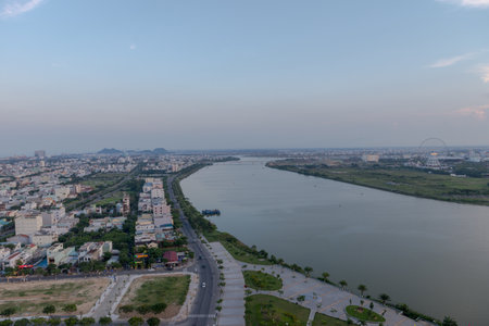 Nightlife Business District of Da Nang City May 2016のeditorial素材