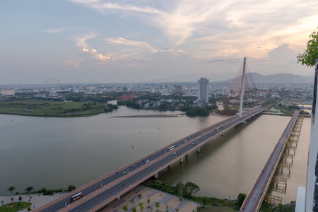 Nightlife Business District of Da Nang City May 2016のeditorial素材