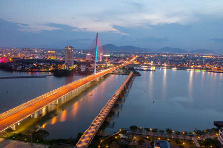 Nightlife Business District of Da Nang City May 2016のeditorial素材