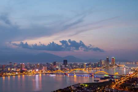 Nightlife Business District of Da Nang City May 2016のeditorial素材