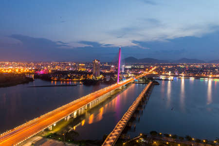 Nightlife Business District of Da Nang City May 2016のeditorial素材