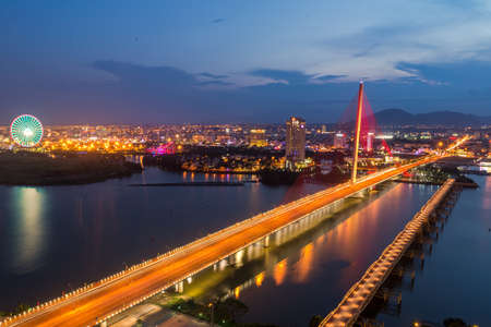 Nightlife Business District of Da Nang City May 2016のeditorial素材