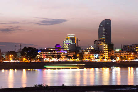 Phnom Penh, Cambodia: Business and Administrative center in Cambodia capital town. Picture taken on Sep 01, 2015のeditorial素材