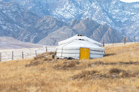 Gorkhi-Terelj National Park at Ulaanbaatar , Mongolia Jan 2019.のeditorial素材