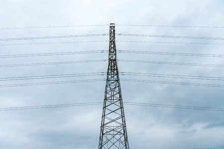 High voltage postの写真素材