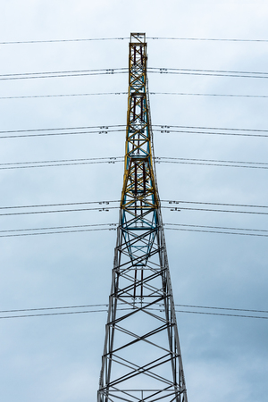High voltage postの写真素材