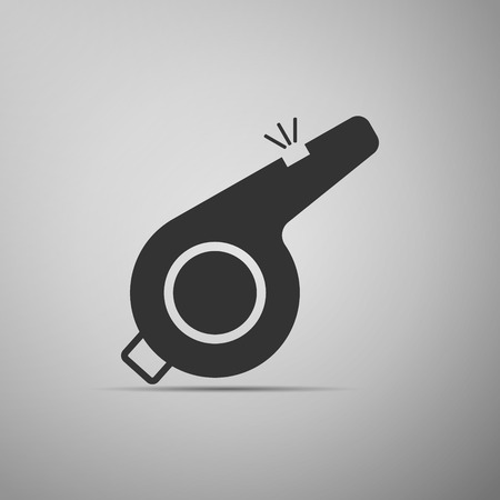 Whistle Icon. Vector Illustration.のイラスト素材