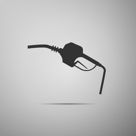 Gasoline pump nozzle sign. Gas station icon. Vector Illustrationのイラスト素材