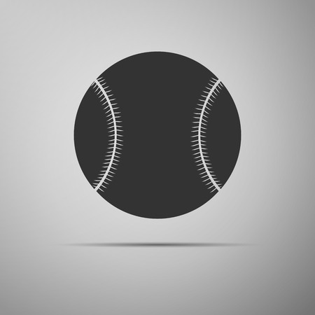 Baseball ball icon. Vector Illustration.のイラスト素材