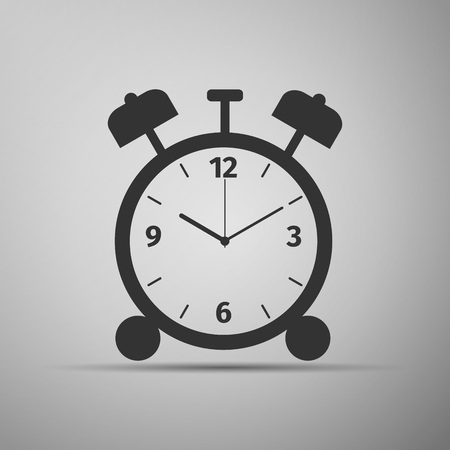 Alarm clock icon. Vector Illustration.のイラスト素材