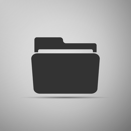 Folder icon. Vector Illustration.のイラスト素材