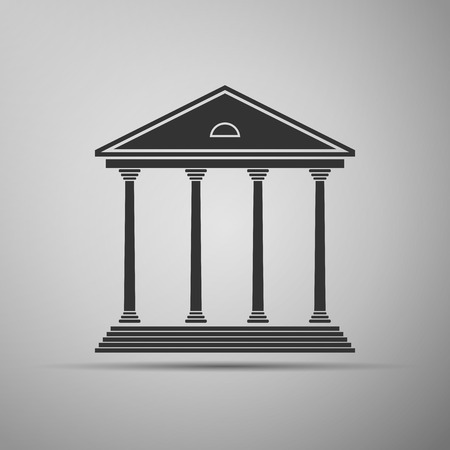 Courthouse icon. Vector illustrationのイラスト素材