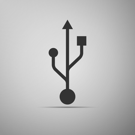USB symbol. Vector Illustration.のイラスト素材