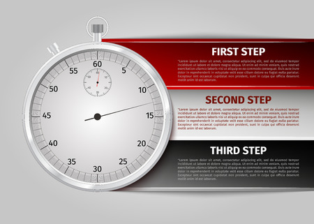 Time management infographics. Vector Illustration.のイラスト素材