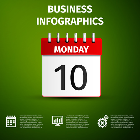 Business infographics. Vector Illustration.のイラスト素材