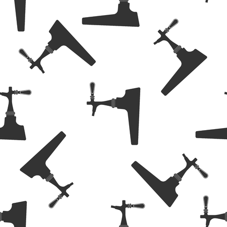 Beer tap Icon patternのイラスト素材