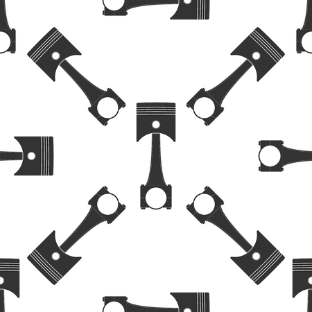 Car engine piston icon patternのイラスト素材