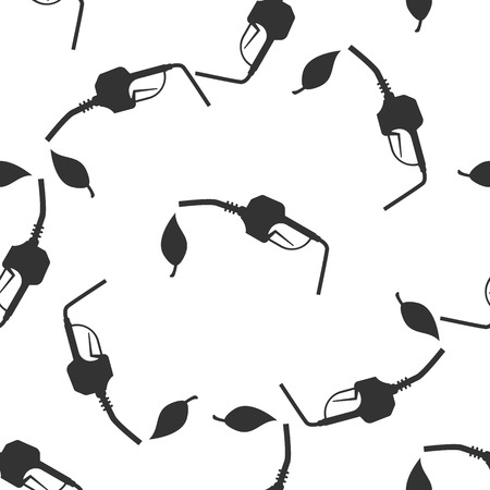 Bio fuel symbol icon patternのイラスト素材