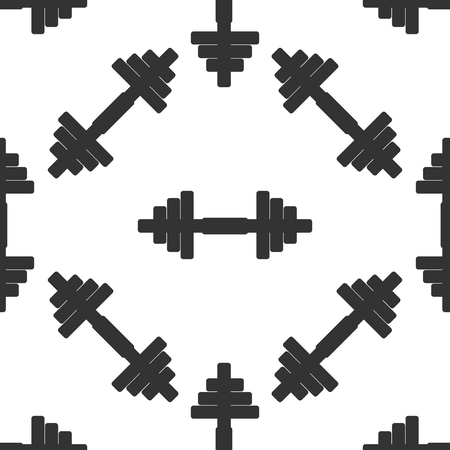 Dumbbell icon patternのイラスト素材