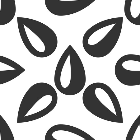 Drop icon seamless pattern on white background. Vector Illustrationのイラスト素材