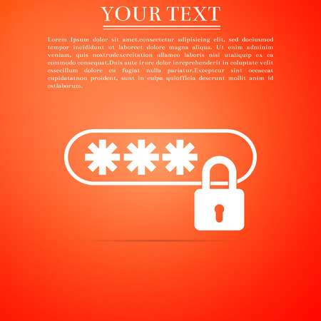 Password Protection templateのイラスト素材