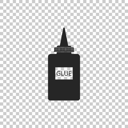 Glue icon isolated on transparent background. Flat design. Vector Illustrationのイラスト素材