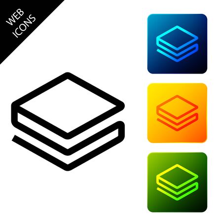 Cryptocurrency coin Stratis STRAT icon isolated. Physical bit coin. Digital currency. Altcoin symbol. Blockchain based secure crypto currency. Set icons colorful square buttons. Vector Illustrationのイラスト素材