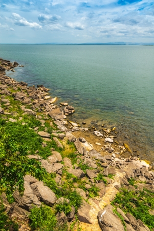 Environment of the dam. A tourist attraction. And a source of livelihood of people in the area.の写真素材