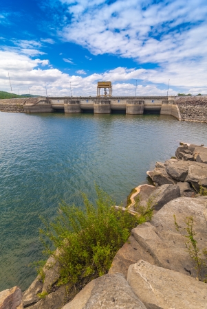 Environment of the dam. A tourist attraction. And a source of livelihood of people in the area.の写真素材