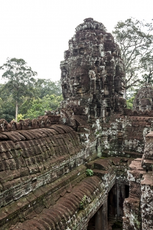 Ancient art, including magnificent castles  Created by Jayavarthon on 900 years ago is now a tourist attraction  And heritage of the world  In Cambodia の写真素材