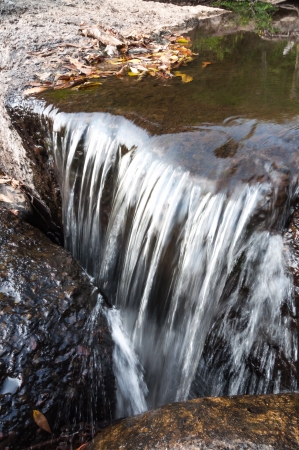 waterfall in thailandの写真素材